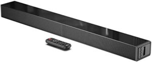 Barra de sonido para TV, sistema de sonido envolvente, altavoz de TV con Bluetooth/HDMI ARC/Óptico/AUX/USB, 31 pulgadas.