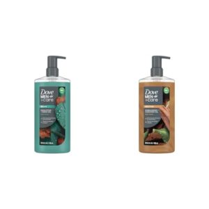DOVE MEN + CARE Body Wash Eucalyptus + Cedar Oil to Rebuild Skin in the Shower Body Wash Sandalwood + Cardamom Oil to Rebuild Skin in the Shower