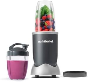 nutribullet Personal Blender for Shakes, Smoothies, Food Prep, and Frozen Blending, 24 Ounces, 600 Watt, Gray, (NBR-0601)