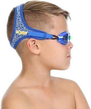Frogglez – Gafas de natación antivaho para niños menores de 10 años (de 3 a 10 años) recomendadas por nadadores olímpicos, correa de primera calidad que no produce dolor